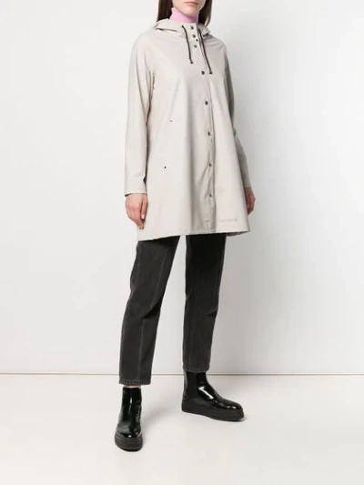 Shop Stutterheim Mosebacke Raincoat In Neutrals