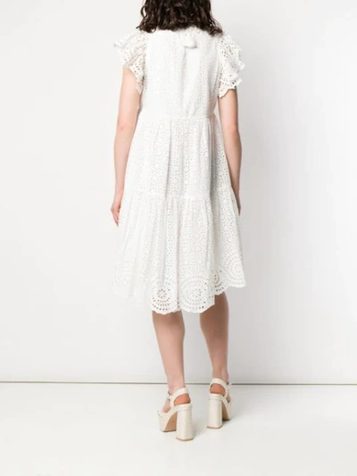 Shop Ulla Johnson Broderie Anglaise Dress In White