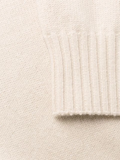 Shop See By Chloé Slouched Knit Sweater In Neutrals