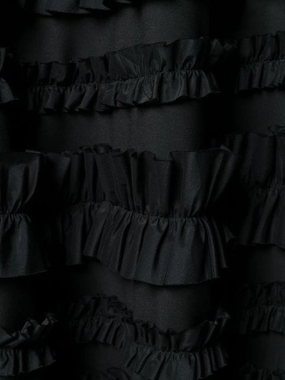 Shop Comme Des Garçons Ruffle Panel Skirt In Black