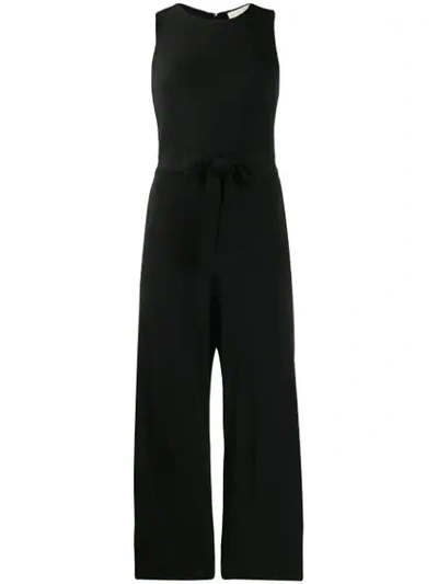 Shop Michael Michael Kors Button Jumpsuit In Black