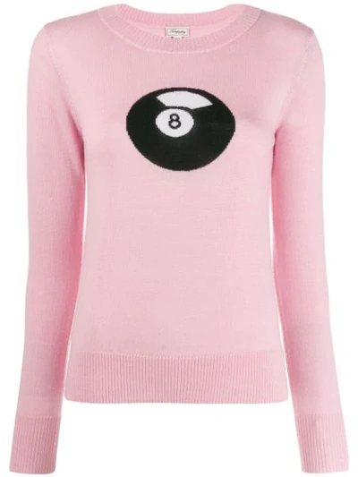 Shop Temperley London 8 Ball Knitted Top In Pink