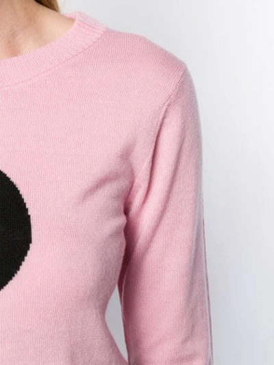 Shop Temperley London 8 Ball Knitted Top In Pink