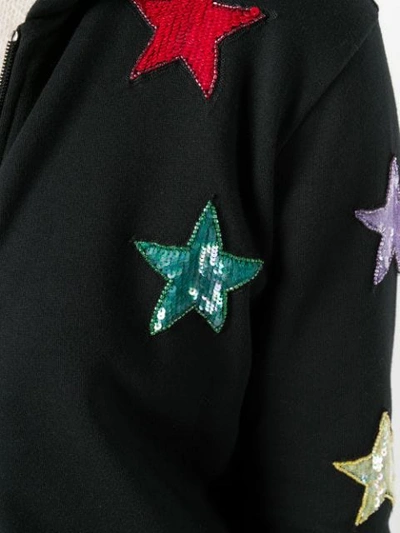 star embroidered hoodie