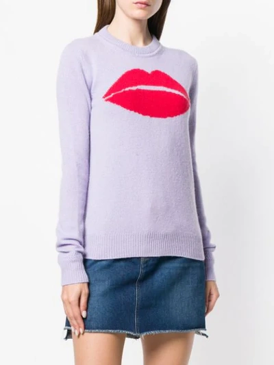 Shop Markus Lupfer Mia Lip Sweater - Pink
