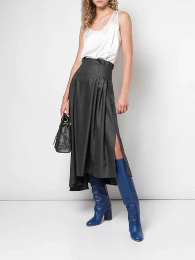 Brunello Cucinelli Silk Tank Top In White