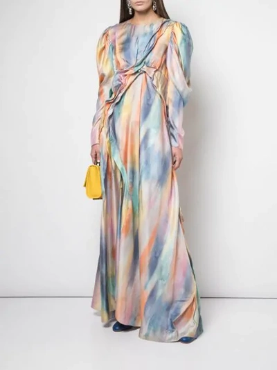 Shop Sies Marjan Virginia Printed Maxi Dress In Multicolour