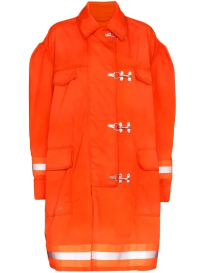 Calvin Klein 205w39nyc Fireman Reflective-trim Cotton Jacket In