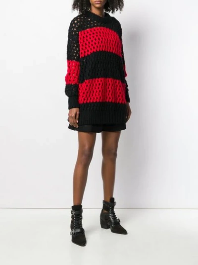 DSQUARED2 OVERSIZED CHUNKY JUMPER - 黑色
