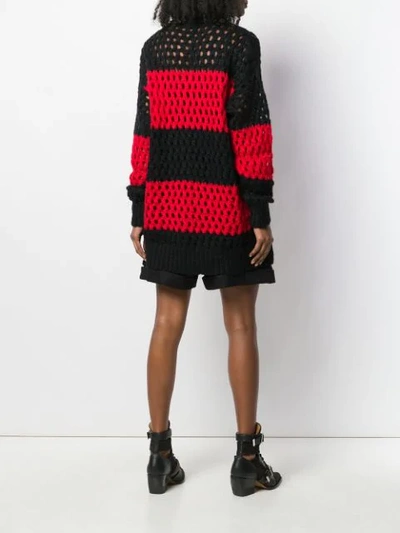 Dsquared2 Oversized Chunky Jumper In Black