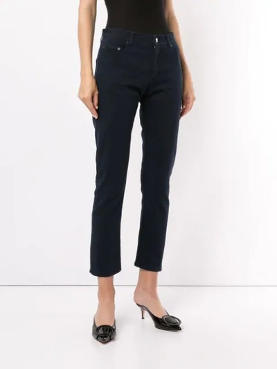Shop N°21 Cropped Jeans In Blue