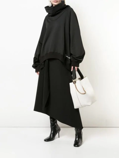 Shop Givenchy Oversized Sweatshirt In Black