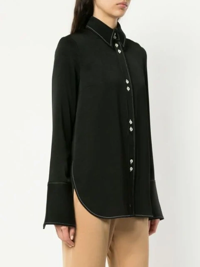 Shop Ellery Walpole Slim Shirt - Black