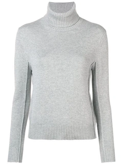 Shop Chloé Turtleneck Sweater - Grey