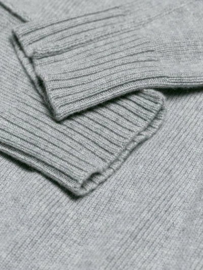 Shop Chloé Turtleneck Sweater - Grey