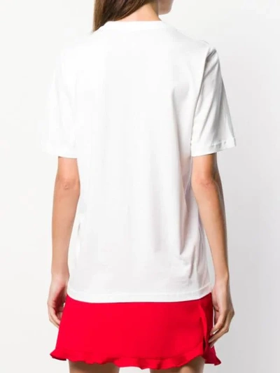 Shop Markus Lupfer Alex Lip Print T-shirt - White