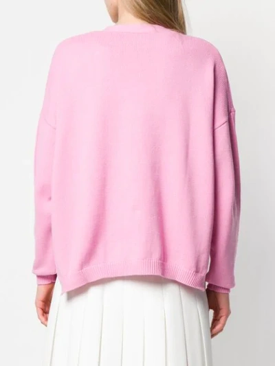 Shop Allude V In Pink