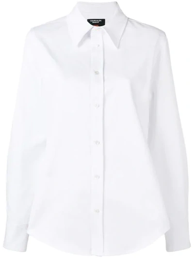 Shop Calvin Klein 205w39nyc Jaws Print Shirt In White