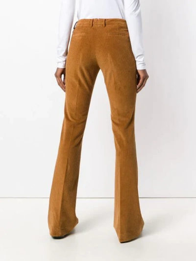 Shop Pt01 Corduroy Flared Trousers - Brown