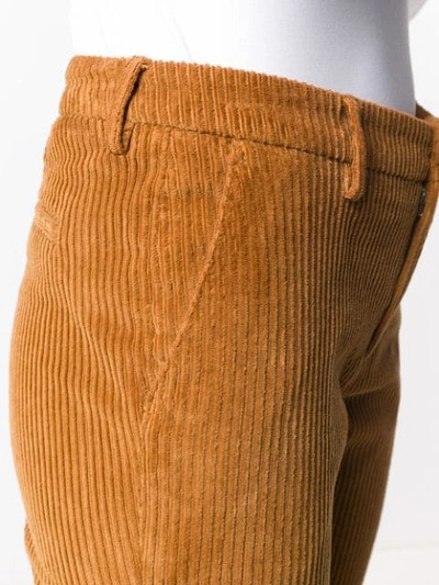 Shop Pt01 Corduroy Flared Trousers - Brown