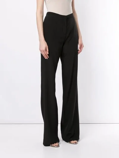 Shop Emilio Pucci Wide-leg Trousers In Black