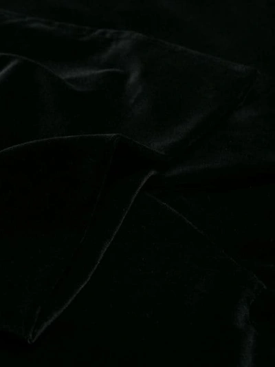 GUCCI 经典高腰棉质喇叭裤 - 黑色