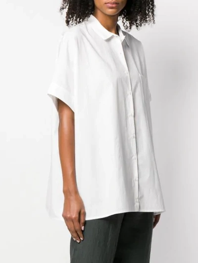 Shop Apuntob Oversized Shirt In White