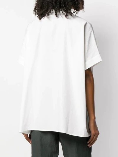 Shop Apuntob Oversized Shirt In White