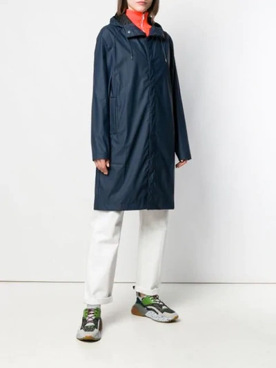 Shop Rains Classic Raincoat - Blue