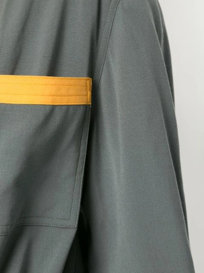Pre-owned Gucci Vintage  Vintage Logos Setup Suit Jacket Skirt - 灰色 In Grey