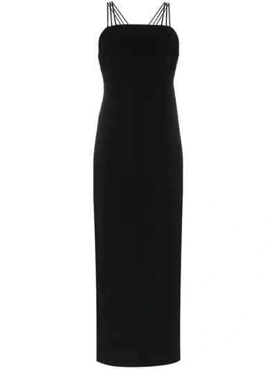 Shop Deitas Elena Crossover Back Strap Dress In Black
