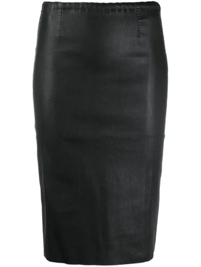 Shop Stouls Gilda Skirt In Noir Regular 