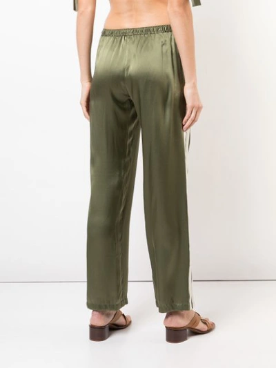 Shop Morgan Lane Yana Trousers In Green