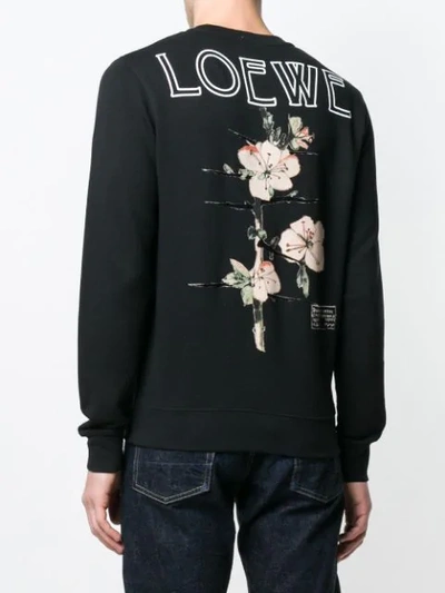 Shop Loewe Charles Rennie Mackintosh Sweatshirt - Black