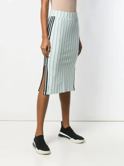Shop Adidas Originals Adidas Striped Track Skirt - Green
