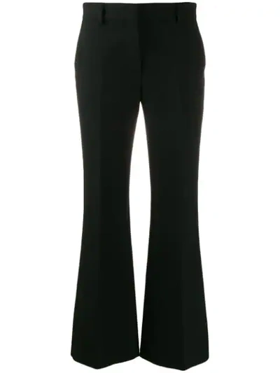 Shop Msgm Classic Tailored Trousers In 99 Black