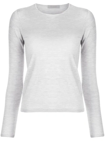 Shop Cruciani Long Sleeved Sweater - Grey