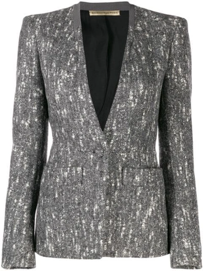 Pre-owned Balenciaga 2000's Marled Blazer Jacket In Grey