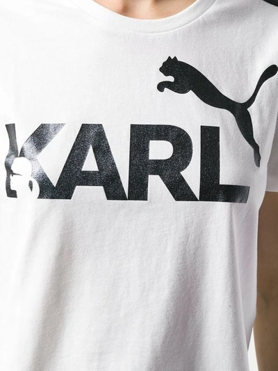 Shop Puma Karl Lagerfeld X  T-shirt - Weiss In White