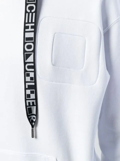Shop Proenza Schouler Pswl Logo Hoodie In White