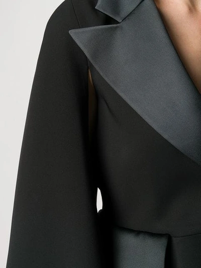 Shop Dice Kayek Tailored Slit Sleeve Blazer - Black