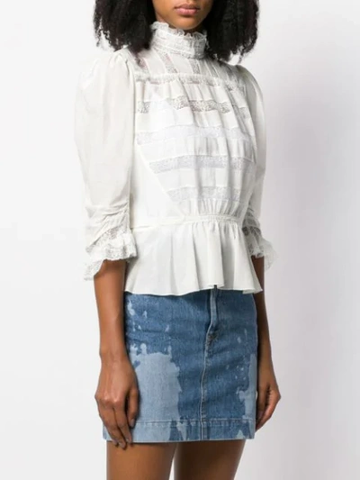 Shop Marc Jacobs Victorian Blouse In Neutrals