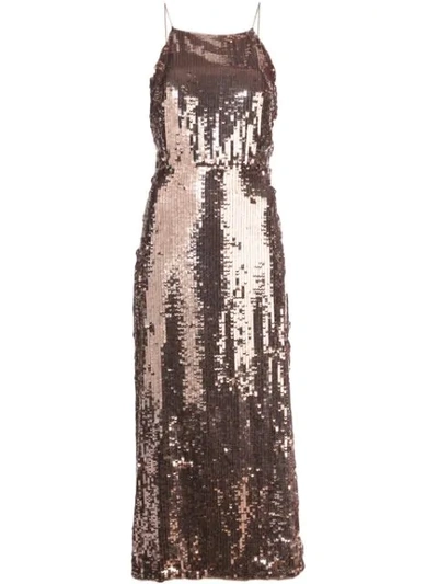 Shop Jason Wu Collection Sequinned Cocktail Dress In Pink