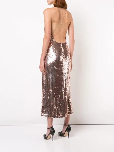 Shop Jason Wu Collection Sequinned Cocktail Dress In Pink