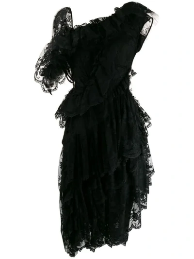 Shop Preen By Thornton Bregazzi Cecilia Dress In Black