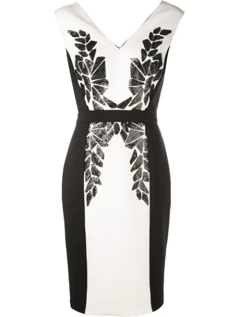 white tadashi shoji dress