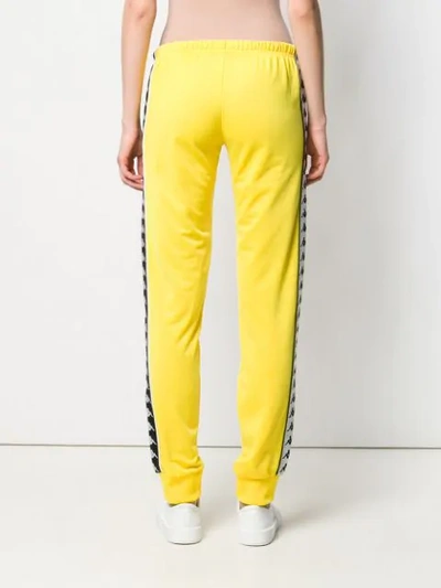 Shop Kappa Logo Track Trousers - Yellow