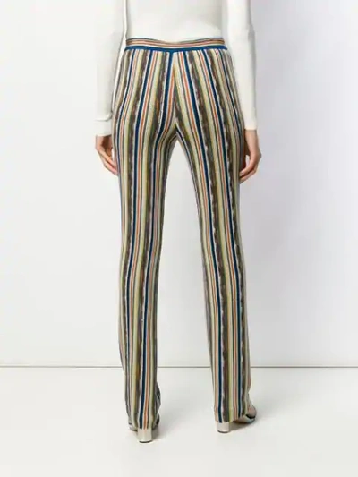 Shop Missoni Slim Striped Trousers In Sm0cd