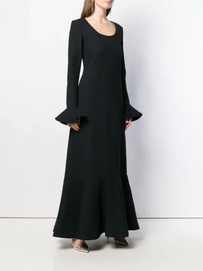 Pre-owned A.n.g.e.l.o. Vintage Cult 1970's Artemio Dress In Black