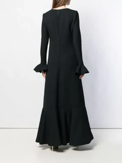 Pre-owned A.n.g.e.l.o. Vintage Cult 1970's Artemio Dress In Black